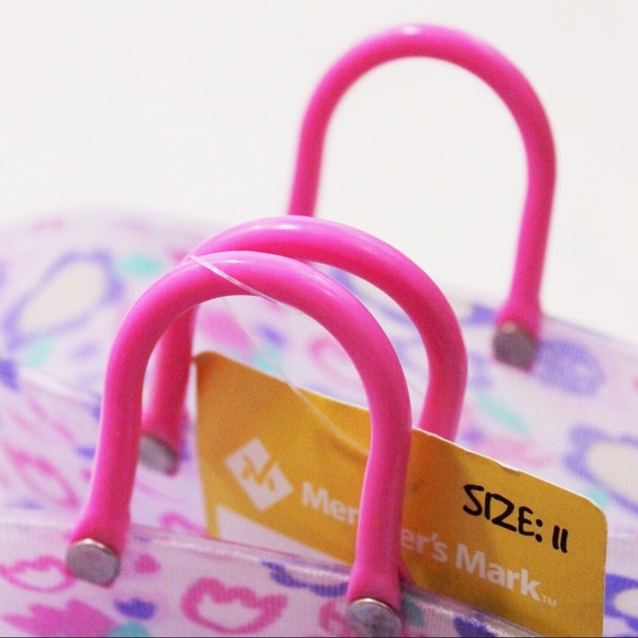 NWT Members Mark Girls Light Up Flower🌸Rain Boots - Picture 5 of 8